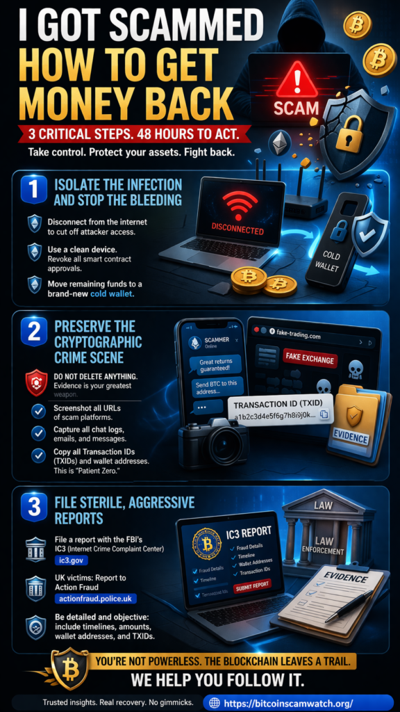 Step-by-Step Guide to Recover Lost Bitcoin from Scammers 1 dba67b5f f404 47b9 b373 005a89f1cfbdBitcoin Scam Watch